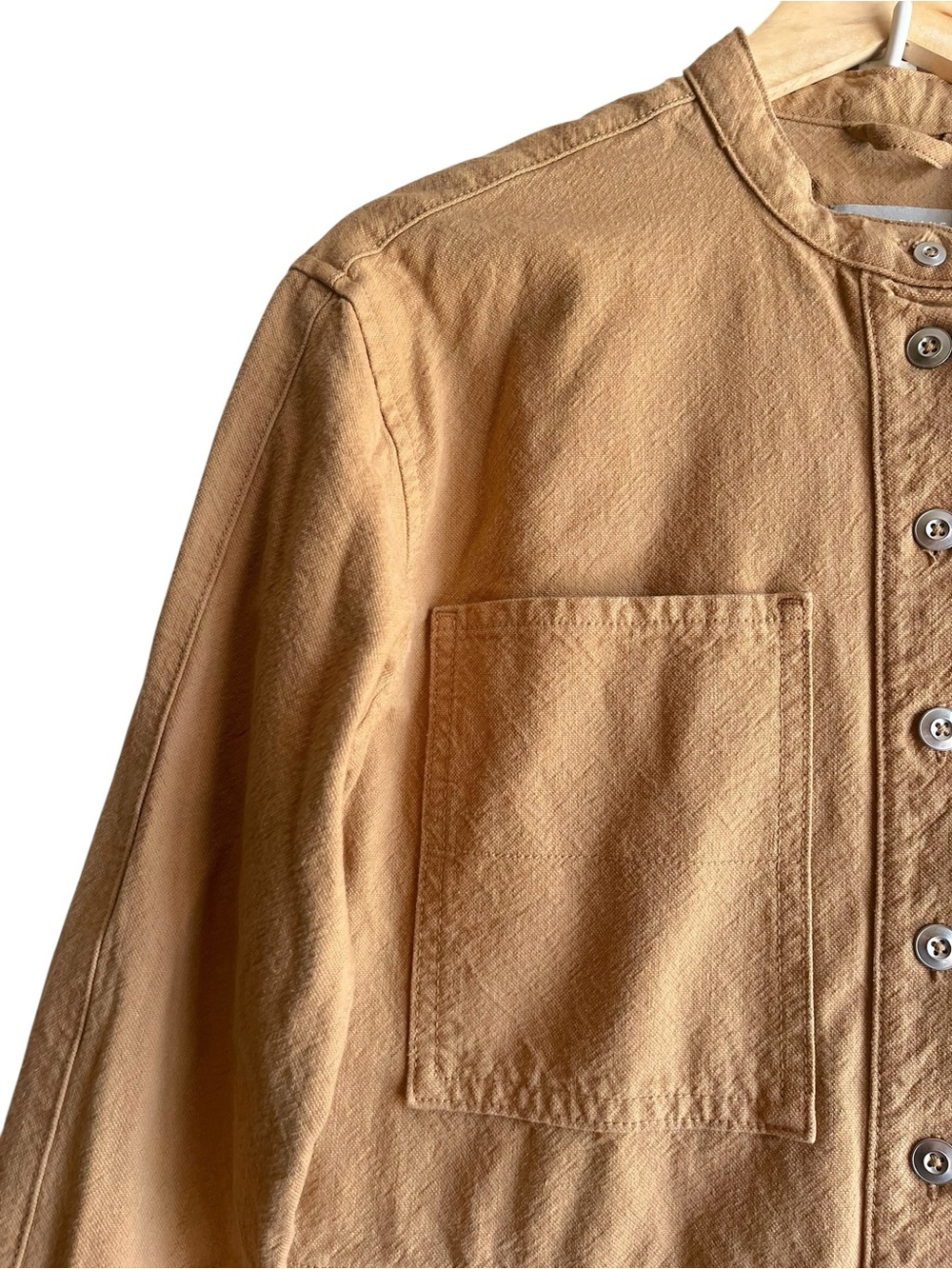 Everlane Canvas Organic Cotton Coverall Mustard S - Picture 6 of 16